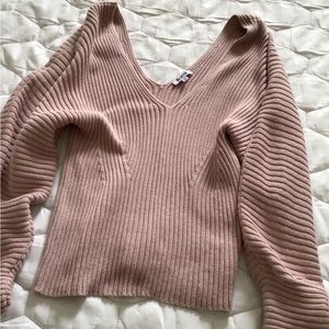 Off the shoulder sweater